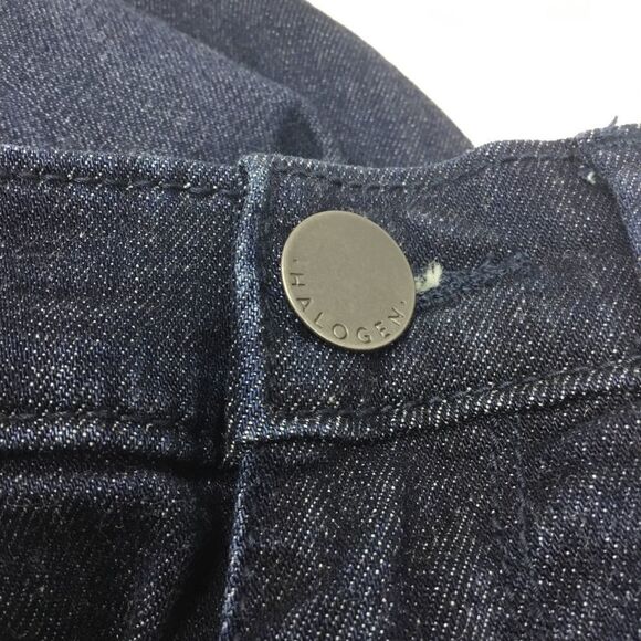 Halogen Straight Crop Side Stripe Jeans E8 - Picture 4 of 6